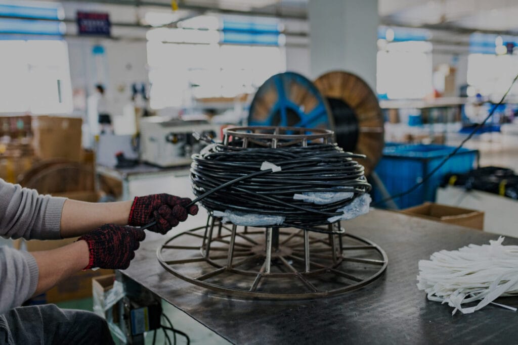 produzione di cavi rivestiti