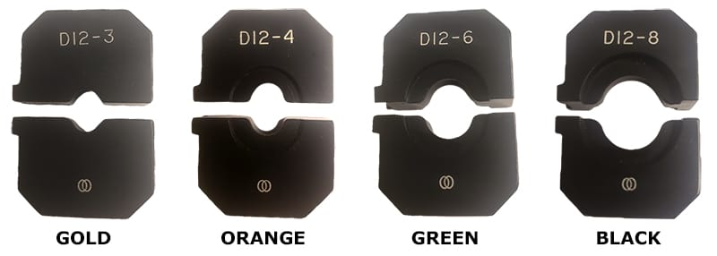 battery swager die sets