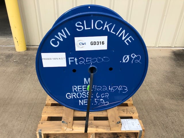 CWI Slickline Reel