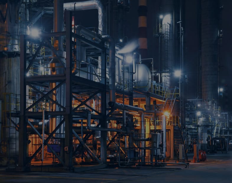 oil and gas refinery