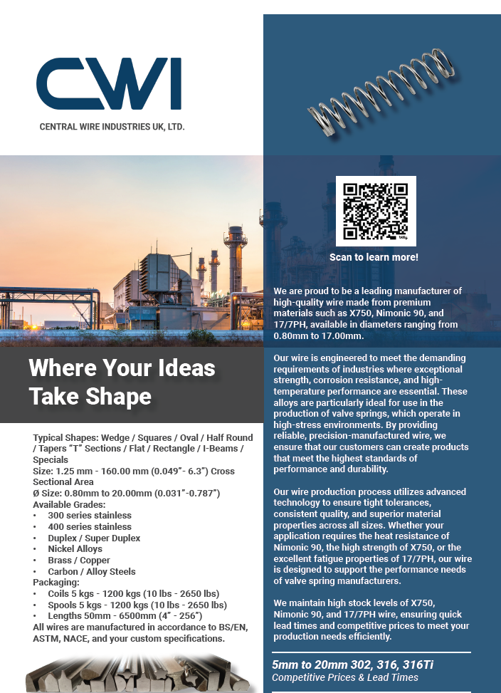 Spring Wire Brochure Cover